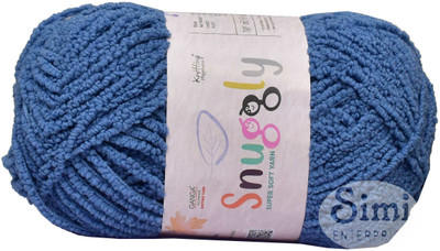 Simi Enterprise GANGA Snuggly Airforce Blue 400 gms Wool Ball Hand knitting wool-G Art-AEFA