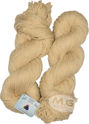 M.G Enterprise Knitting Yarn Wool Li SKin 400 gms Best Used with Knitting Needles- Art-CJ