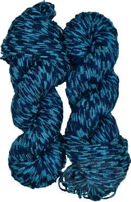 KNIT KING VARDHMAN Fantasy Black Froji 200 gms Wool Hank Hand knitting wool -FB Art-ADBJ