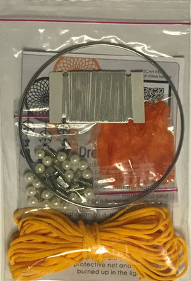 the brown box DIY Dream Catcher Making Kit Single Color Orange