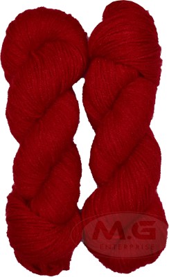 Simi Enterprise Represents H VARDHMAN Knitting Yarn Wool Li Red 200 gm Art-ACBC