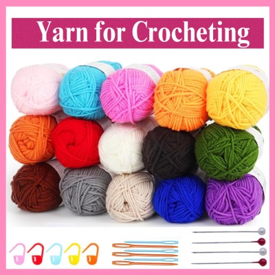 Qroof Crochet Kits for Beginners with Crochet Thread and Supplies