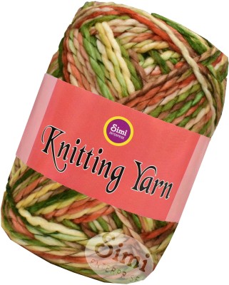 Simi Enterprise Knitting Yarn Thick Chunky Wool, Sumo Army 300 gms- Art-HAH