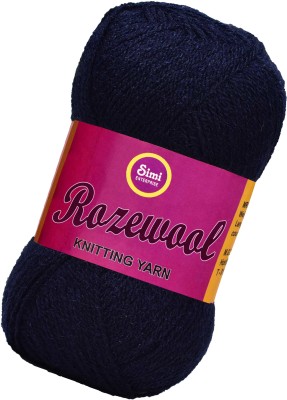 Simi Enterprise Rosewool Navy 300 gms Wool Ball Hand knitting wool- Art-GJI