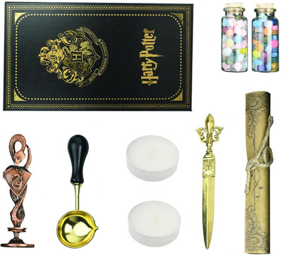 URBAN BOX Hogwarts Harry Potter Wax Seal Kit,Gift Packing Wax Seal Stamp Kit