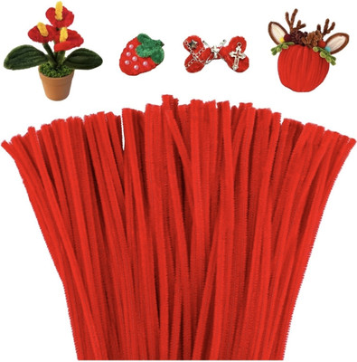 Batricher 12inch Pipe Cleaner 100pcs for Hobby Craft, Scrapbooking, DIY & more