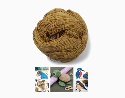 Craft Affair Kniting Yarn 100 gram For craft project - Brown