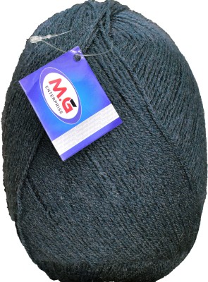 M.G Enterprise Bigboss Mouse Grey (200 gm) Wool Ball Hand knitting wool / Art Craft soft fingering crochet hook yarn, needle knitting yarn thread dyed