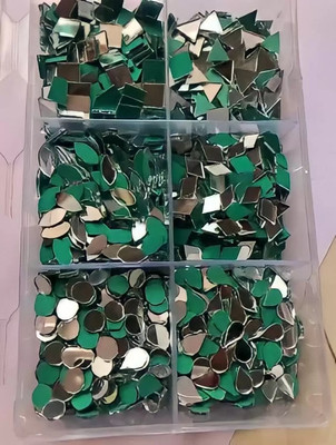 erthenterprise 6Shape Mirror kit For Lippan Art&Craft Jewelery Embroidery & DIY Projects 600pcs