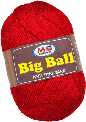 M.G Enterprise Bss Candy Red 600 gms Wool Ball Hand knitting wool- Art-ACB