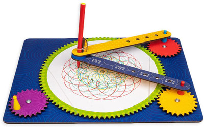 Game Phactory Spirograph Machine A Fun Drawing Tool Art & Craft DIY Kit for Kids