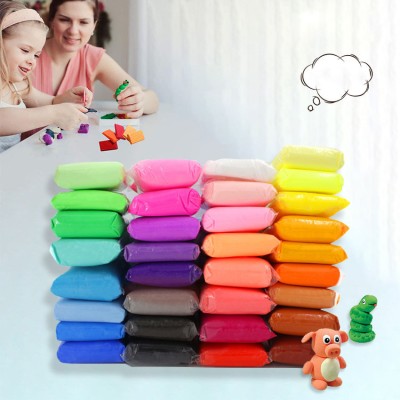 ELEXN New Sale Colourful Magic Air Dry Non-Toxic Modeling Bouncing Clay with Tools