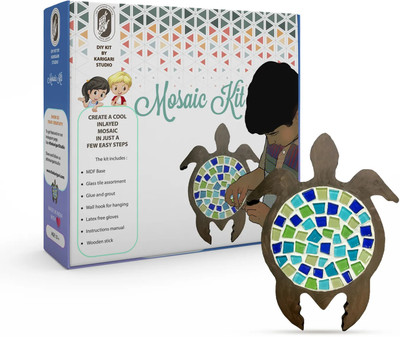 Sai Mosaic Art The Karigari Studio's Mosaic DIY kit - Turtle