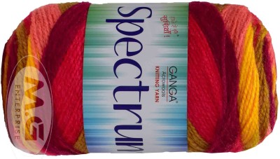 M.G Enterprise Spectrum Mostaza (300 gm) Wool Ball Hand knitting wool / Art Craft soft fingering crochet hook yarn, needle knitting , With Needle.- R SB