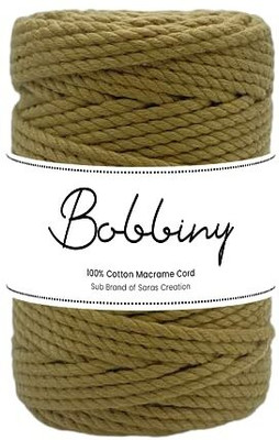 Bobbiny Dark brown Thread(50 m Pack of1)