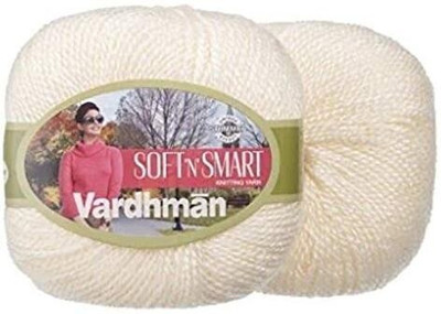 Vardhman Wool Soft n Smart Wool Soft Fingering Crochet 200gm Cream