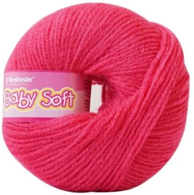 Vardhman Baby Soft Wool Hand Knitting Fingering Crochet Hook Yarn 150gms ,6 Balls