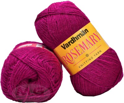 Simi Enterprise Represents Vardhman S_Rosemary Strawberry (400 gm) Wool Ball Hand knitting wool