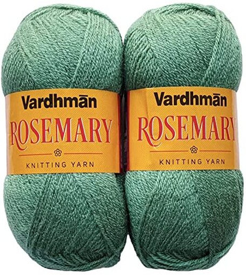 JEFFY Vardhman Rosemary Dark Pista (1 Ball/100 gm Each) Wool Ball 600 Gram Shade no-54