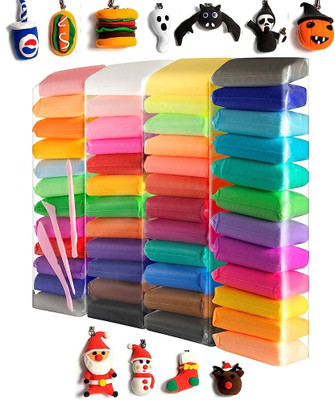 ELEXN Low Price Colourful Magic Air Dry Non-Toxic Modeling Bouncing Clay with Tools
