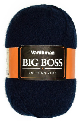 M.G Enterprise Bigboss Navy 200g Wool Ball for Knitting Crochet