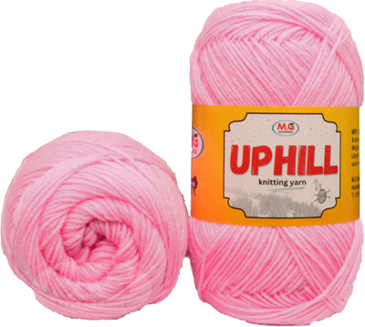 M.G Enterprise Uphill Deep Pink 200 gms Wool Hand knitting wool- Art-AFAH