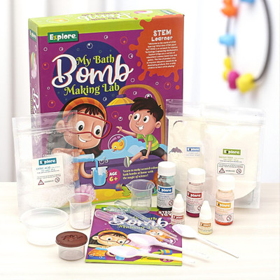 SARASI My Bath Bombs for Kids, Create Fizzy Scented Bath Bombs [Pack Of: 1]