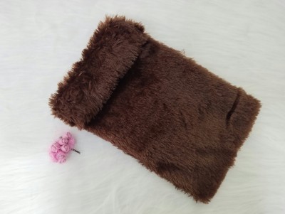 yo comfort 2M Unstitched Coffee Brown Fur Fabric-76inL/60+inB/2cmHair Approx.