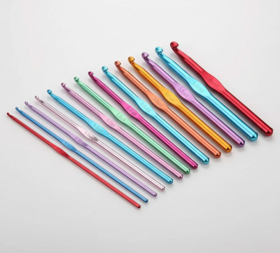 sassy beauty Aluminum Crochet Hooks for Knitting Sweaters, Scarves and Toys