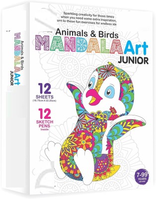 zokato Mandala Art Junior Animals & Birds the Coloring Kit