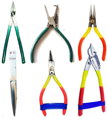 Paradise Tools India Jewellery Making Complete Tool Combo Set- All Cutters & Pliers (JK-6)