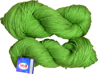 Simi Enterprise Tin Tin Light Green (200 gm) Wool Hank Hand knitting wool