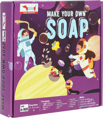 Cocomoco Kids Solar System Space Theme Soap Making Kit for Kids Science Experiment Kit Educational Toy DIY Activity Kit, Age 6 years and above Boys and Girls
