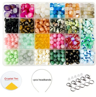 Rarehaunt Beads Charms for Craft Jewlery Making DIY Kit For Kids Neclace Bracelet Hairband