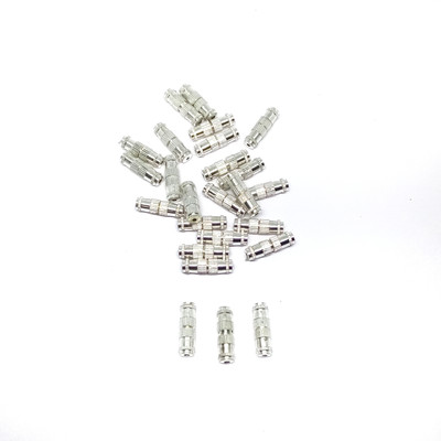 Skanda Crafterina Barrel Clasps for Necklace and other Jewellery Making - 20 Pieces (Silver)
