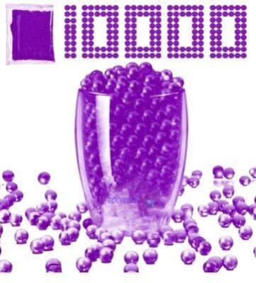 coolcold Water Balls Beads Gel Blaster Bullet (1Pack,10000pcs Per Pack) Home Decoration