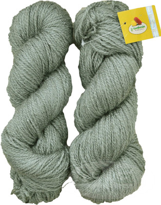 M.G Enterprise Vardhman Rabit Excel Steel Grey (200 gm) Wool Hank Hand knitting wool Art-FCF
