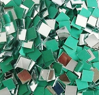 RUHAILA MEDIUM SIZE 8 MM SQUARE SHAPE MIRROR FOR ART & CRAFT 650 PCS
