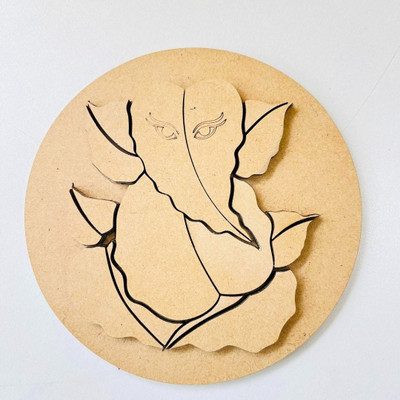 Ansoz 3D Leafy Ganesha DIY Art & Craft Kit