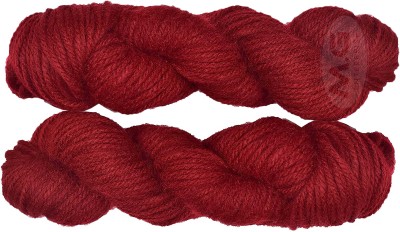 M.G Enterprise Oswal Knitting Yarn Thick Chunky Wool, Red 500 gm ART - AAJH