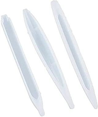 Ditya Crafts Silicone Resin Pen Molds set of 3 Different Design Molds Epoxy Resin Mould Crystal Pen Mold for DIY Craft