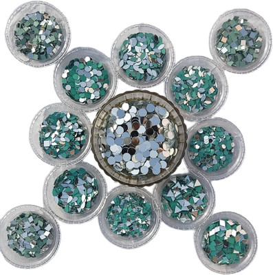 NJK 13 Shape mirror for craft works (1300 pieces 100 pieces per shape )