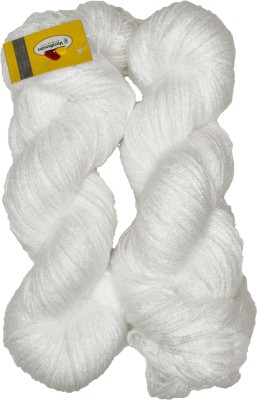 Simi Enterprise Represents H VARDHMAN Knitting Yarn Wool Li White 200 gm Art-DAI