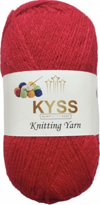 KYSS Rosemary Red Wool Ball Hand Knitting Wool/Yarn 300 gram shade no-15