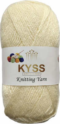 KYSS Rosemary light cream Wool Ball Hand Knitting Wool/Yarn 300 gram shade no-13