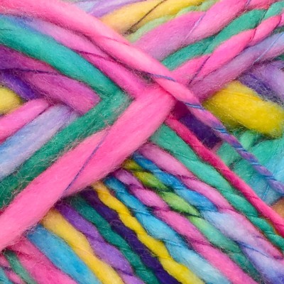 Simi Enterprise Knitting Yarn Thick Chunky Wool, Sumo Rainbow 300 gms- Art-HAG