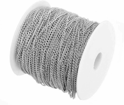 Sharum Crafts Jewellery Making Metal Link Extender Chain for Craft and DIY