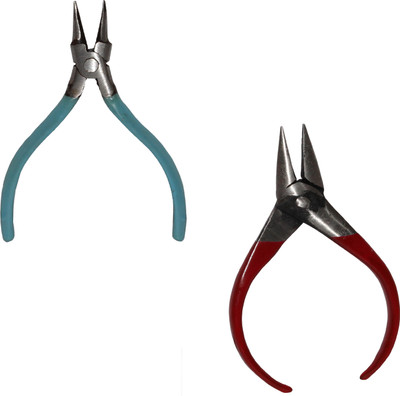 Crafts Haveli Jewellery Making Tool Kit Combo Set of Round Flat Nose & G Plier