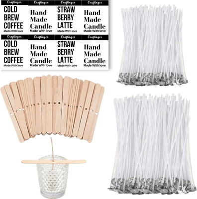 Craftinger Candle Making Material Kit Wicks Kit