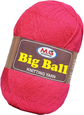M.G Enterprise Bigboss Magenta 400 gms Wool Ball Hand knitting wool- Art-AAB